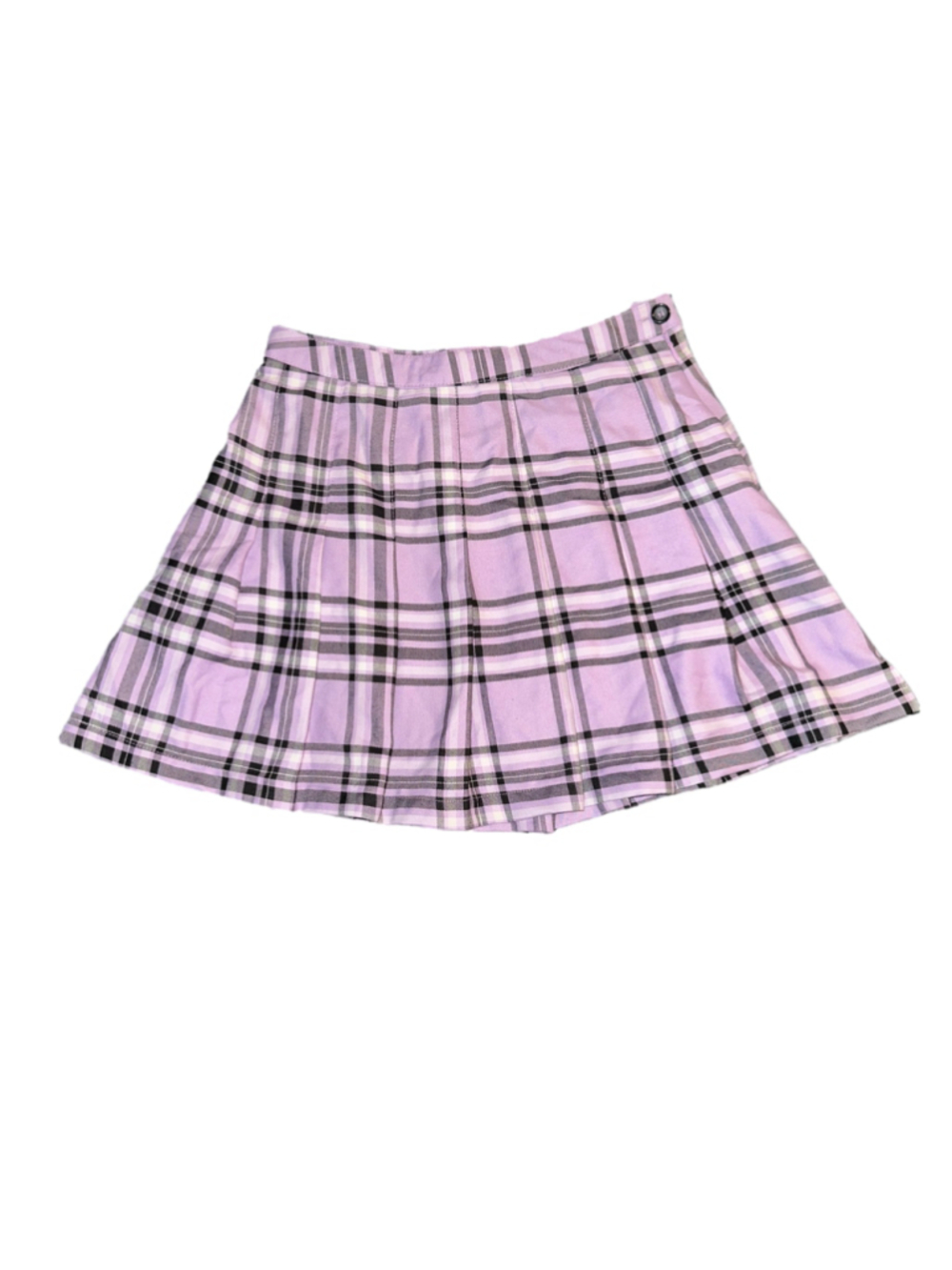 Rue21 Lavender Plaid Pleated Skirt